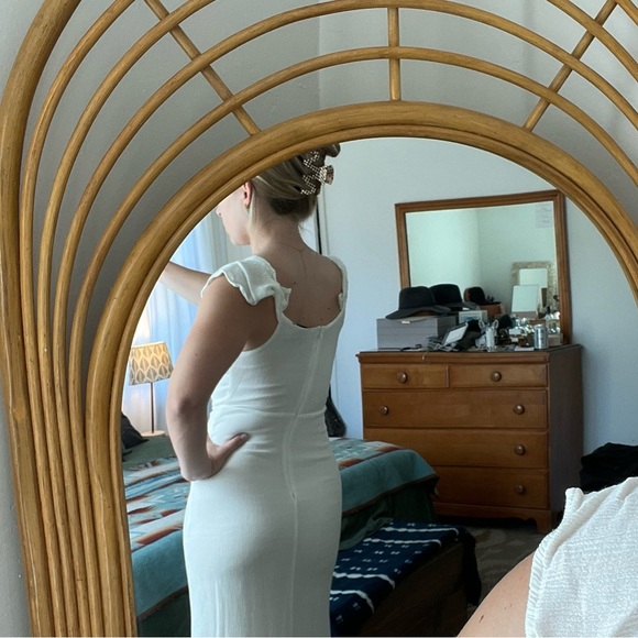 Eastnwest label white midi dress - Picture 3 of 5